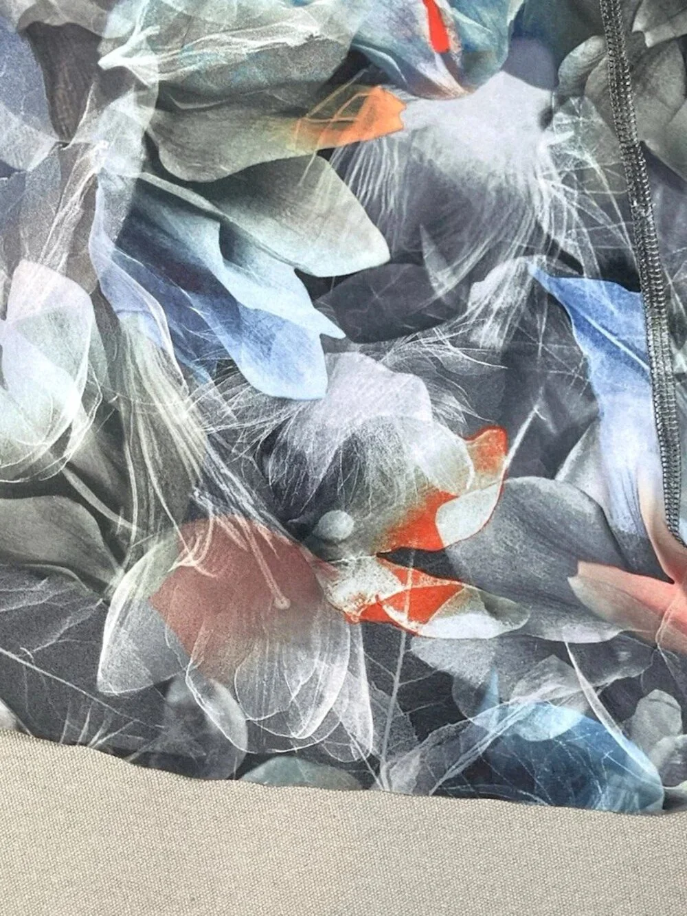 Lululemon Fast and Free Reflective High Rise Gray Floral Shorts 3